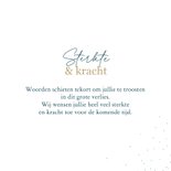 Condoleancekaart met bladstengel 3