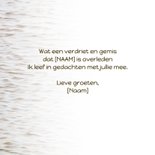 Condoleancekaart met vliegende eend op zee 3