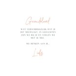 Condoleancekaart met wilde bloemen in subtiele herfstkleuren 3
