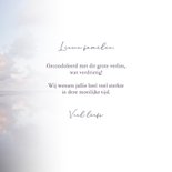 Condoleancekaart Noordzee strand pastel oprechte deelneming 3