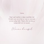 Condoleancekaart roze tulpen 3