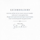 Condoleancekaart vlinder op grashalm 3
