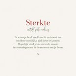 Condoleancekaart wilde bloemen vlinders hartjes 3