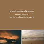 Condoleancekaart - Zee en wolken 2