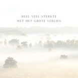 Condoleancekaart zonsopkomst op de hei 3