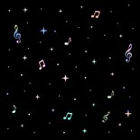 Dagprogramma kaart bruiloft in disco stijl met foliedruk Achterkant