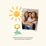 de Zonnebloem -Wenskaartje vol met positiviteit met zon 2