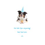 Dieren Verjaardagskaart - Hap-py Birthday 3