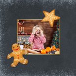 Duitse advent wenskaart met kerstkoekjes 2