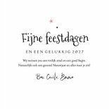 Een vrolijk en magisch kerstkaartje notenkrakers sterren 3
