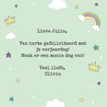 Eenhoorn Verjaardagskaart 3