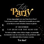 Feestelijke fout kerstfeest kerstbal panterprint goud 3