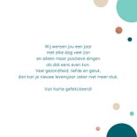 Feestelijke kaart met confetti 3