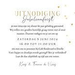 Feestelijke uitnodiging 60 jaar getrouwd botanisch rozen 3