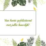 Felicitatie - Botanisch huwelijk goud 3