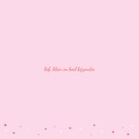 Felicitatie dochter kleertjes roze/rood 2