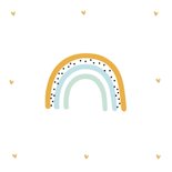 Felicitatie doopsel jongen regenboog blauw 2