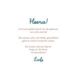 Felicitatie geboorte jongen eekhoorn met baby in bos 3