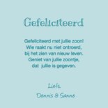 Felicitatie geboorte jongen uiltje 3
