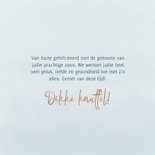 Felicitatie geboorte landschap en natuurtinten 3