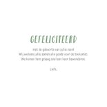 Felicitatie geboorte - olifant met gekleurde spetters 3