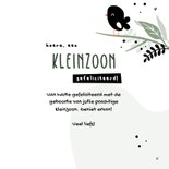 Felicitatie hoera een kleinzoon met vogeltjes 3