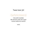 Felicitatie huwelijk Jaaaa this says it all 3