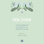 Felicitatie jongen baby groen 3