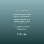 Felicitatie jongen sfeervolle maan met vosje en kleine muis 3