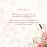 Felicitatie jubileum hortensia droogbloemen 3