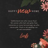 Felicitatie kaart huis 'Happy new home' met sleutel 3