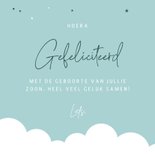 Felicitatie met silhouet vliegtuig 3