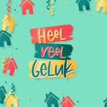 Felicitatie nieuwe woning typografisch happy new home 2