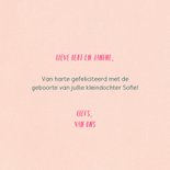 Felicitatie voor opa en oma fotokaart meisje 3