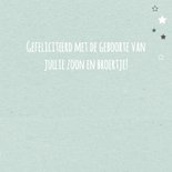 Felicitatie wolk ster label 3