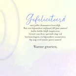 Felicitatie zwaan diamanten huwelijk 3