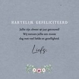 Felicitatiekaart annemoon en eucalyptustakken 3
