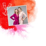 Felicitatiekaart bedrijfsjubileum hip roze paars proost 2