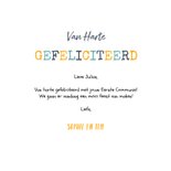 Felicitatiekaart communie lentefeest tropical toekan 3