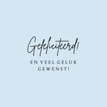 Felicitatiekaart geboorte confetti ballonnen hartjes goud 2