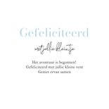 Felicitatiekaart geboorte lieve koalabeer hartjes waterverf 3