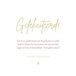 Felicitatiekaart geboorte meisje met maantje en sterren 3