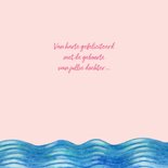 Felicitatiekaart geboorte meisje met walvis 2