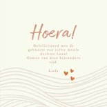 Felicitatiekaart geboorte met bootje, olifantje en leeuwtje 3