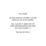 Felicitatiekaart geboorte met ingebakerde babies 3