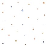 Felicitatiekaart geboorte met waterverf stippen 2