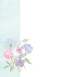 Felicitatiekaart gekleurde bloemen 2