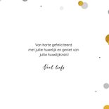 Felicitatiekaart getrouwd met confetti 3