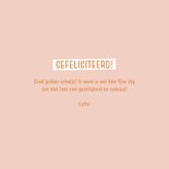 Felicitatiekaart heerlie de peerlie met bloemetjes 3