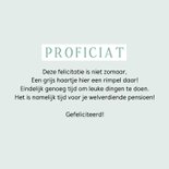 Felicitatiekaart humor man pensioen oud 67 jaar 3